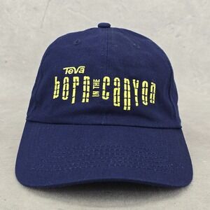 Teva Hat Born In The Canyon Logo‎ Adjustable Strapback Blue Cap One Size